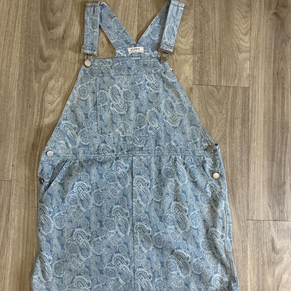 Storia Women's Blue Dungarees-overalls